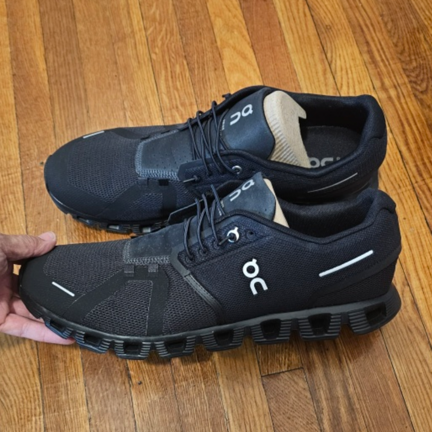 On Cloud 5 Waterproof All Black Mens Size 12.5 - photo 4