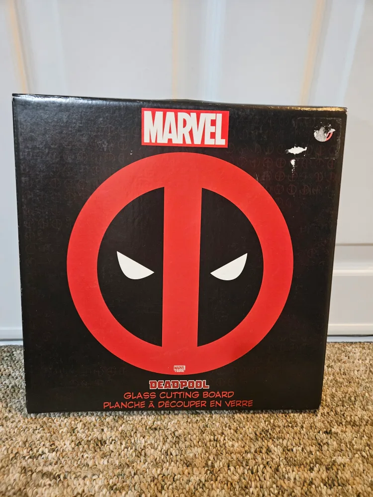 Deadpool Glass Cutting Board