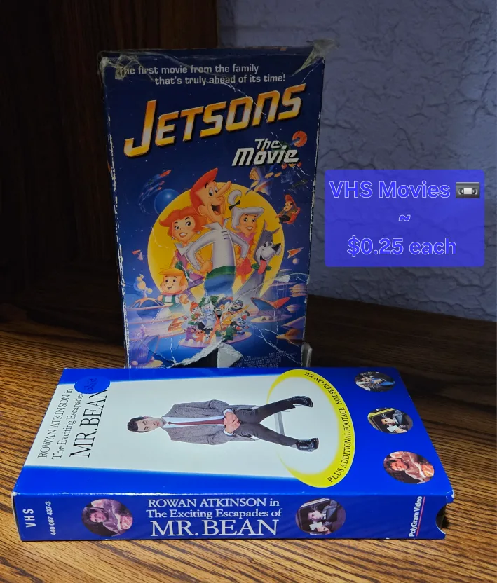 VHS Movies - Various Titles - $0.10 to $2.00 Each image indicator(2)