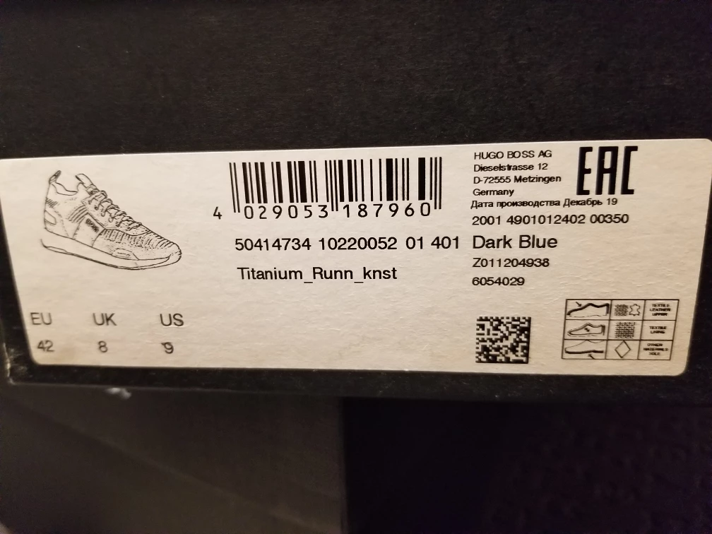 Hugo Boss Men's Sneakers Size 9 - photo 4