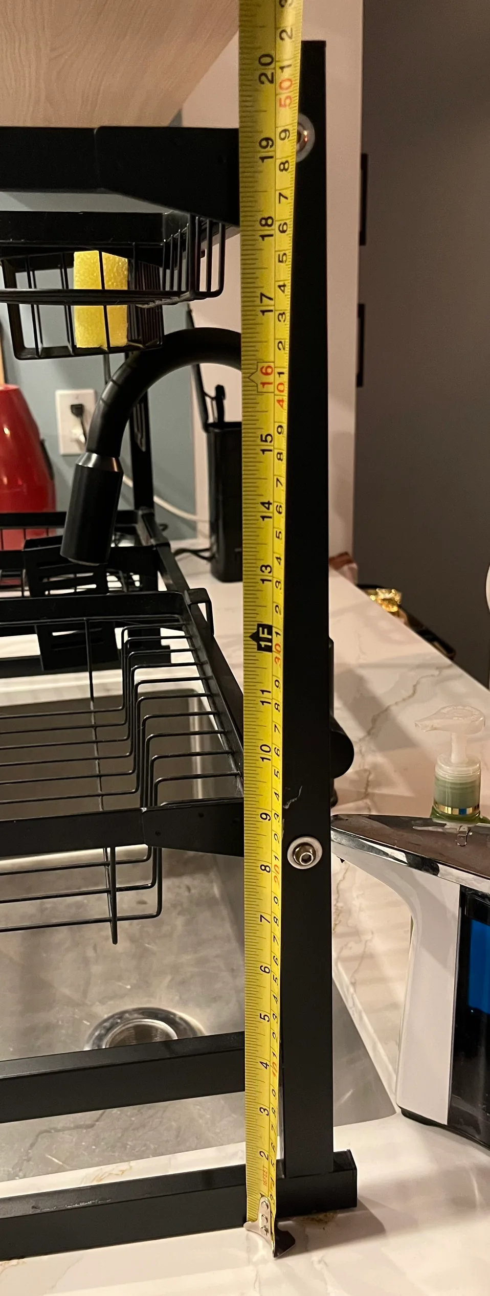 Over the sink customizable dish drying rack (wide, 85cm) image indicator(7)