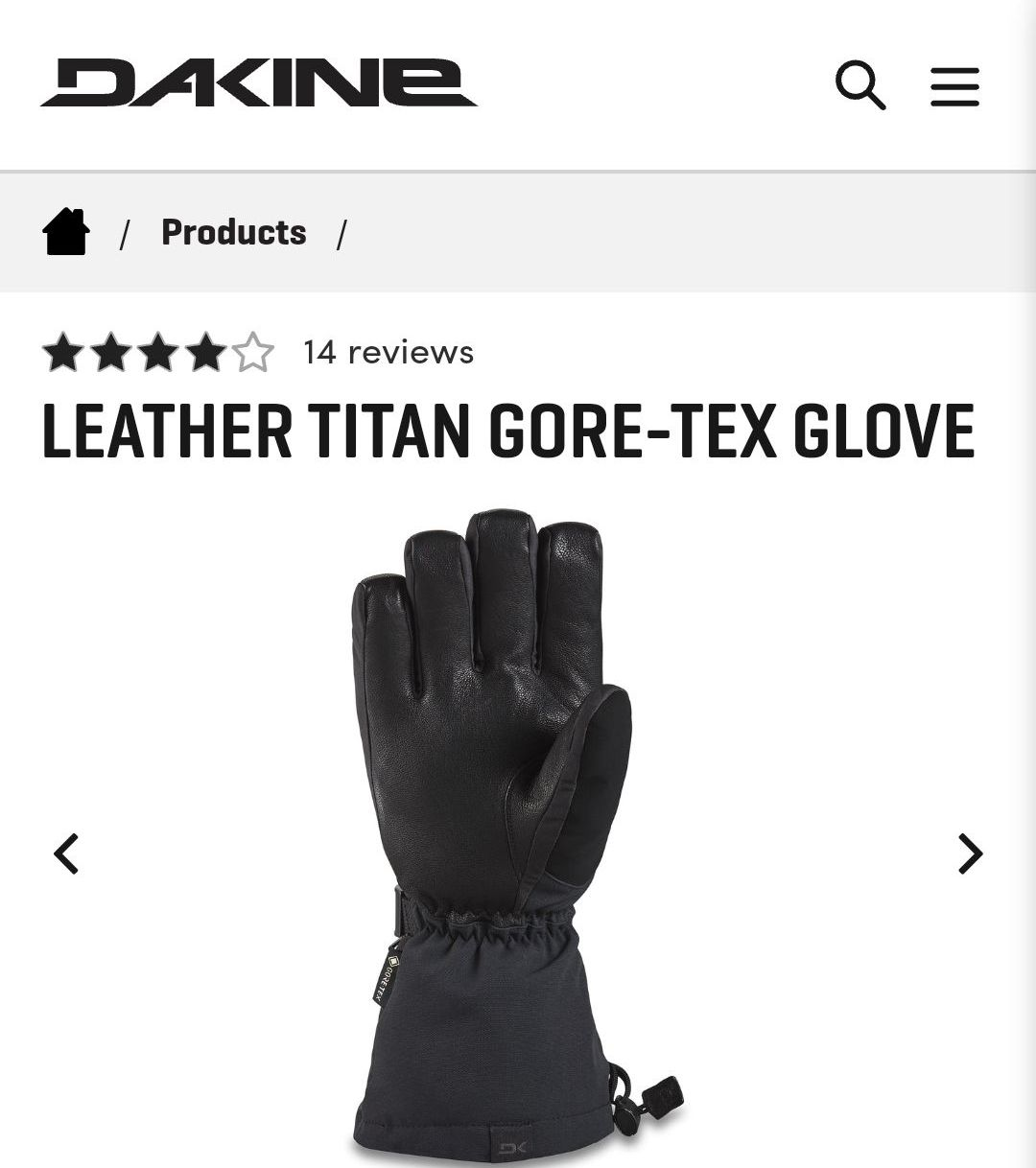 Dakine Leather Titan Gore-Tex Gloves - photo 3