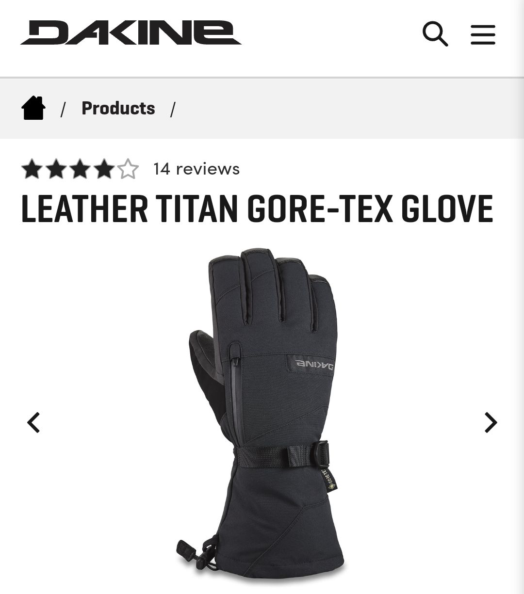 Dakine Leather Titan Gore-Tex Gloves - photo 4