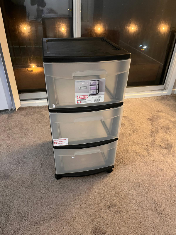 3 Drawer Storage Cart - photo 2