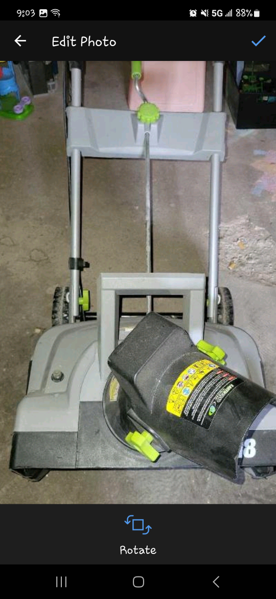 greenhouse electric snowblower
