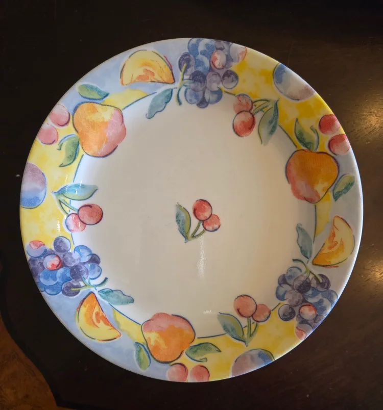 Vintage Corelle "Fruit Basket" Dishes image indicator(4)