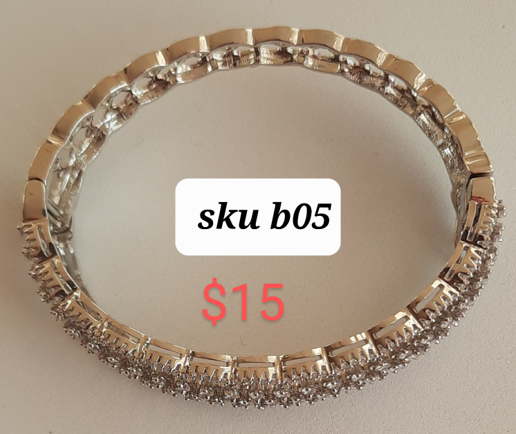Silver and Rose Gold Tone Bracelets and Earrings - photo 3