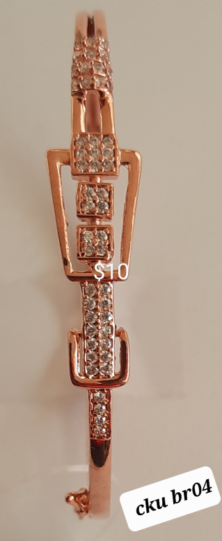 Silver and Rose Gold Tone Bracelets and Earrings - photo 4