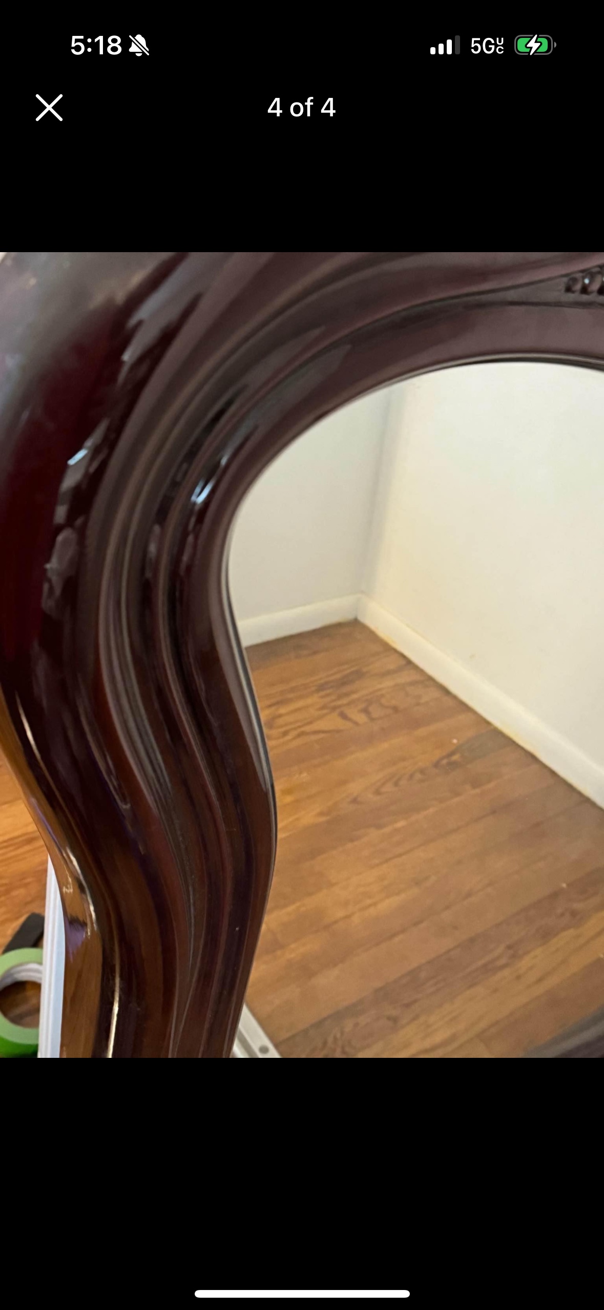 Large Mirror Gorgeous Design red mahogany - photo 4