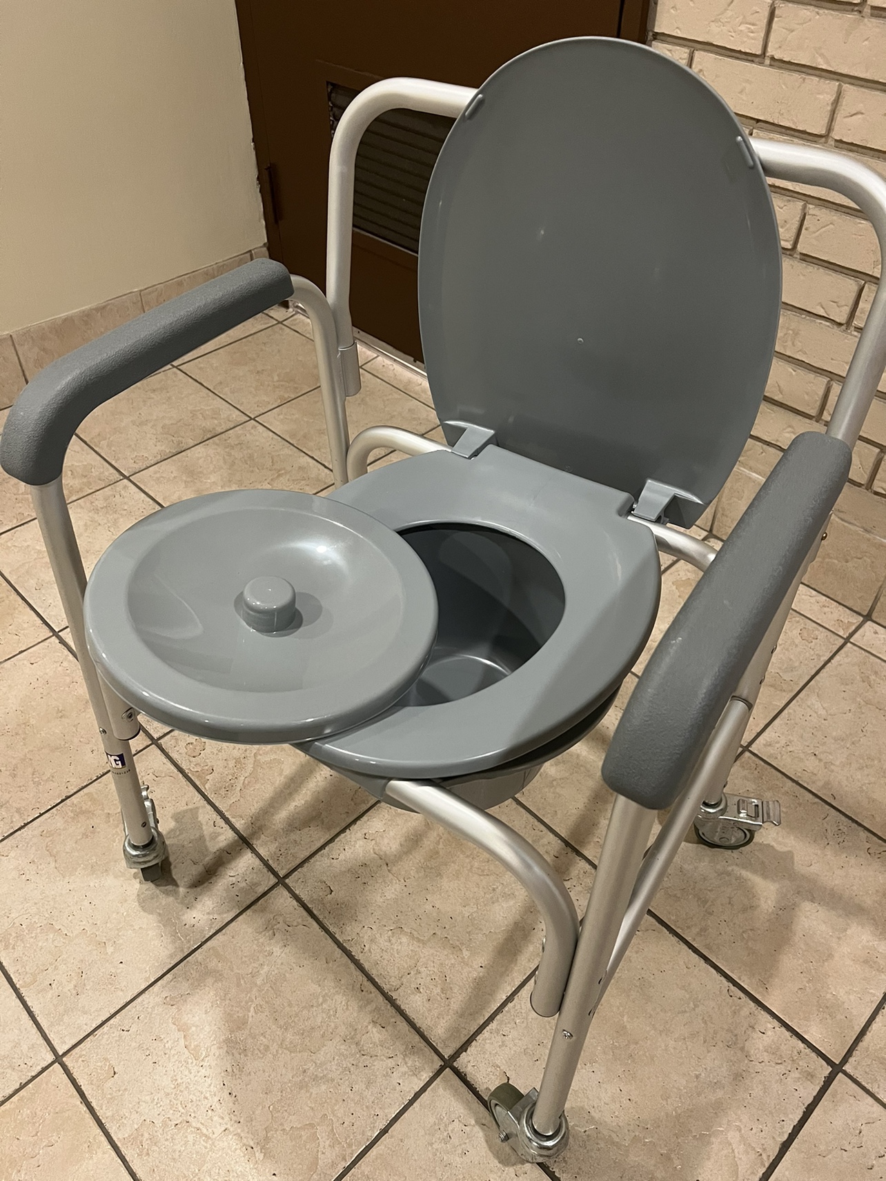 Commode Chair with Wheels - photo 3