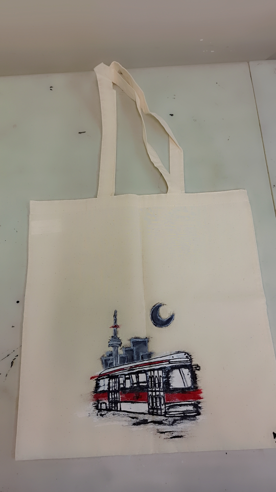 Toronto Streetcar Tote Bag