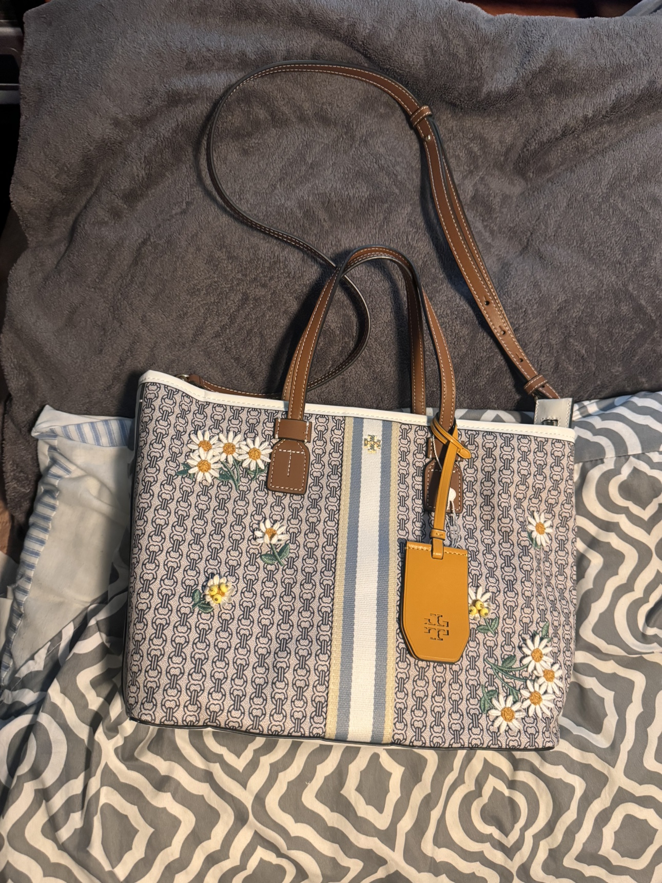 Tory Burch Floral Tote Bag