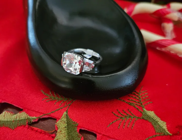 Vintage Sterling Silver Engagement Ring 💍 image indicator(5)