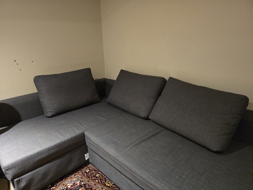 IKEA Grey Sectional Sofa Bed $350 obo
