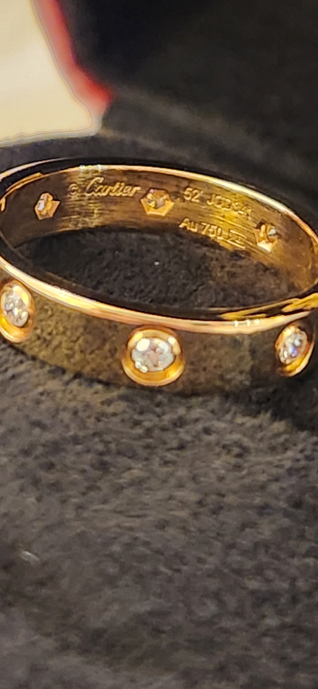 Cartier Love Wedding Band all diamond - photo 2