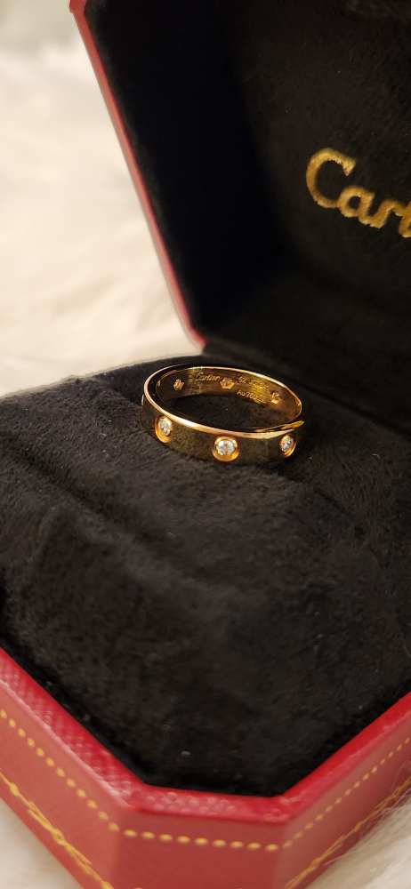 Cartier Love Wedding Band all diamond - photo 3