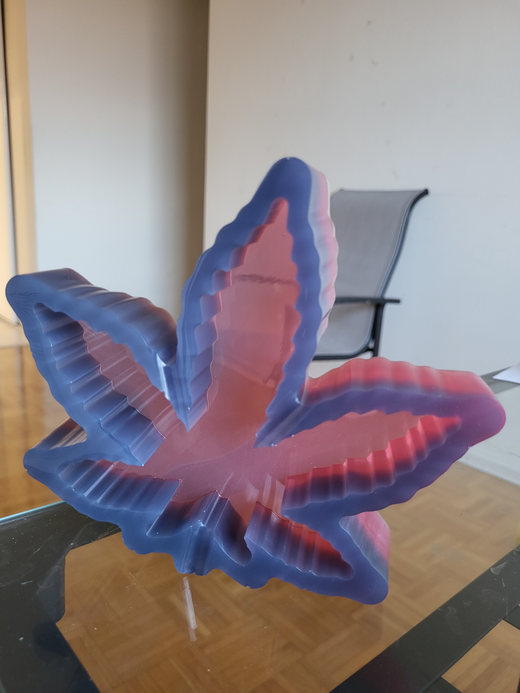 Resin Leaf Ashtray - photo 2