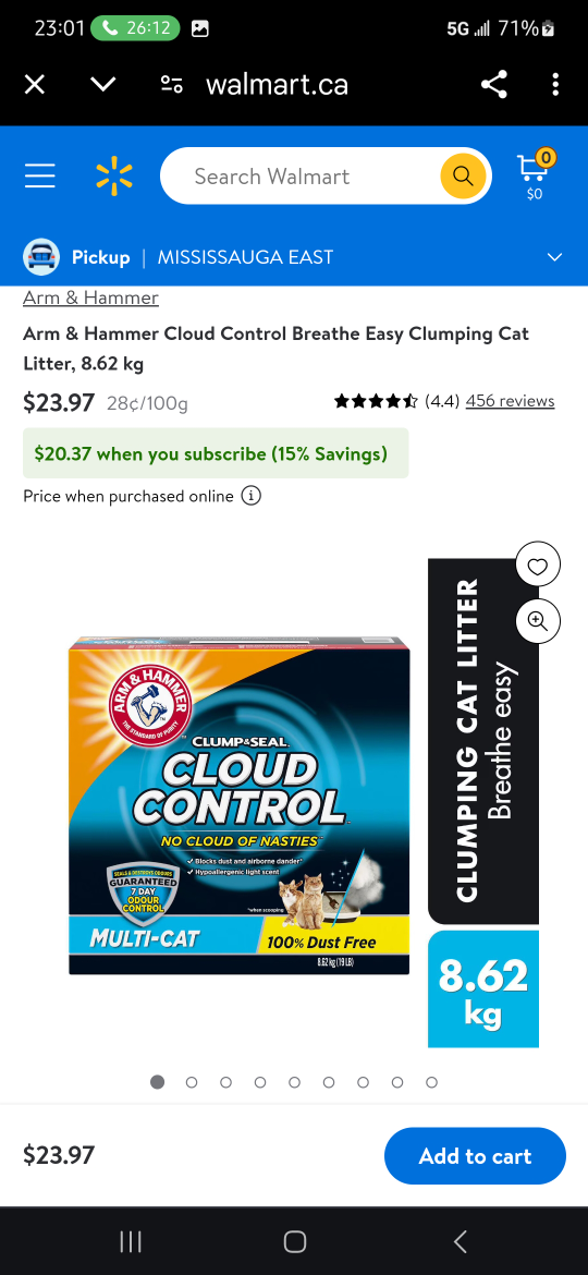 Arm & Hammer Cloud Control Cat Litter - photo 2