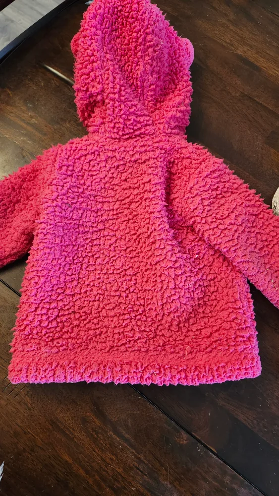 George Baby Pink Fuzzy Jacket 18-24 Months image indicator(4)