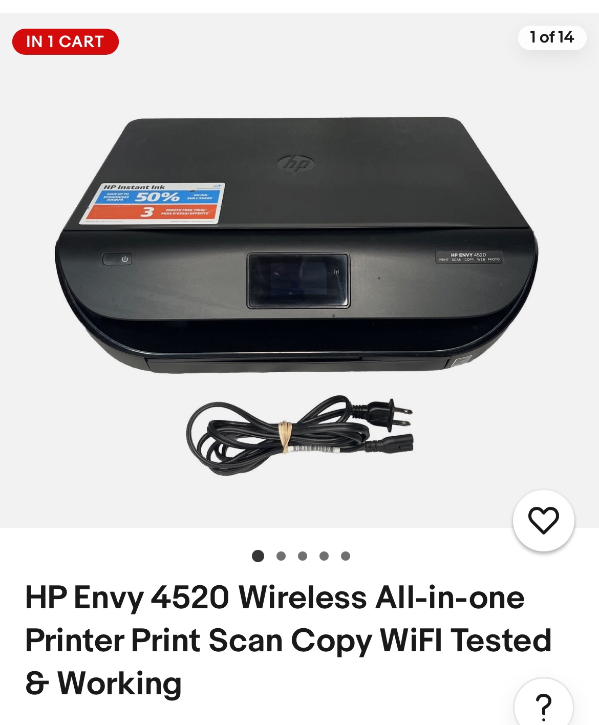 HP ENVY 4520 PRINTER - photo 2