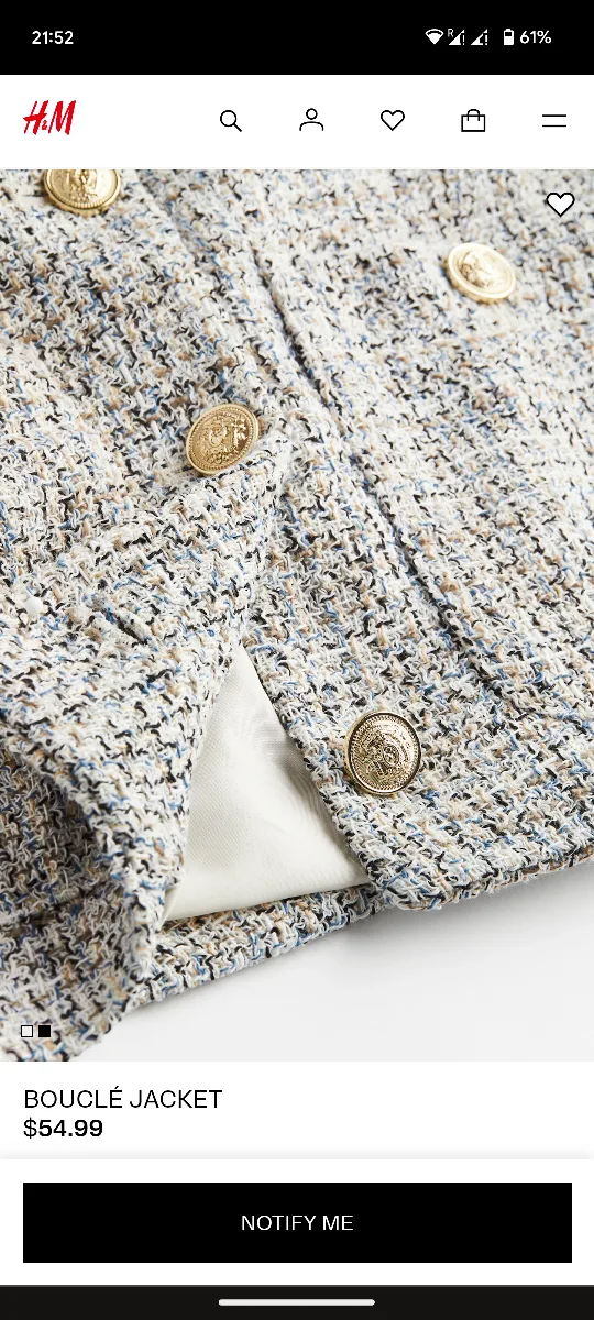 H&M Bouclé Jacket image indicator(2)