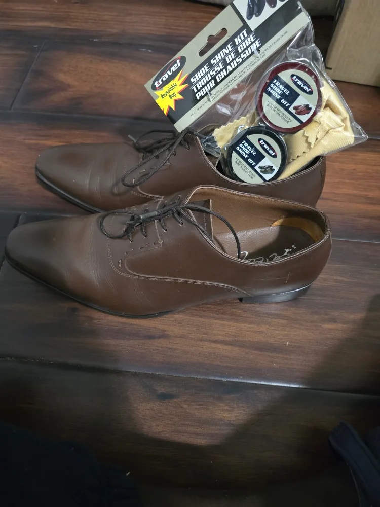 Brown Leather Dress Shoes thumbnail