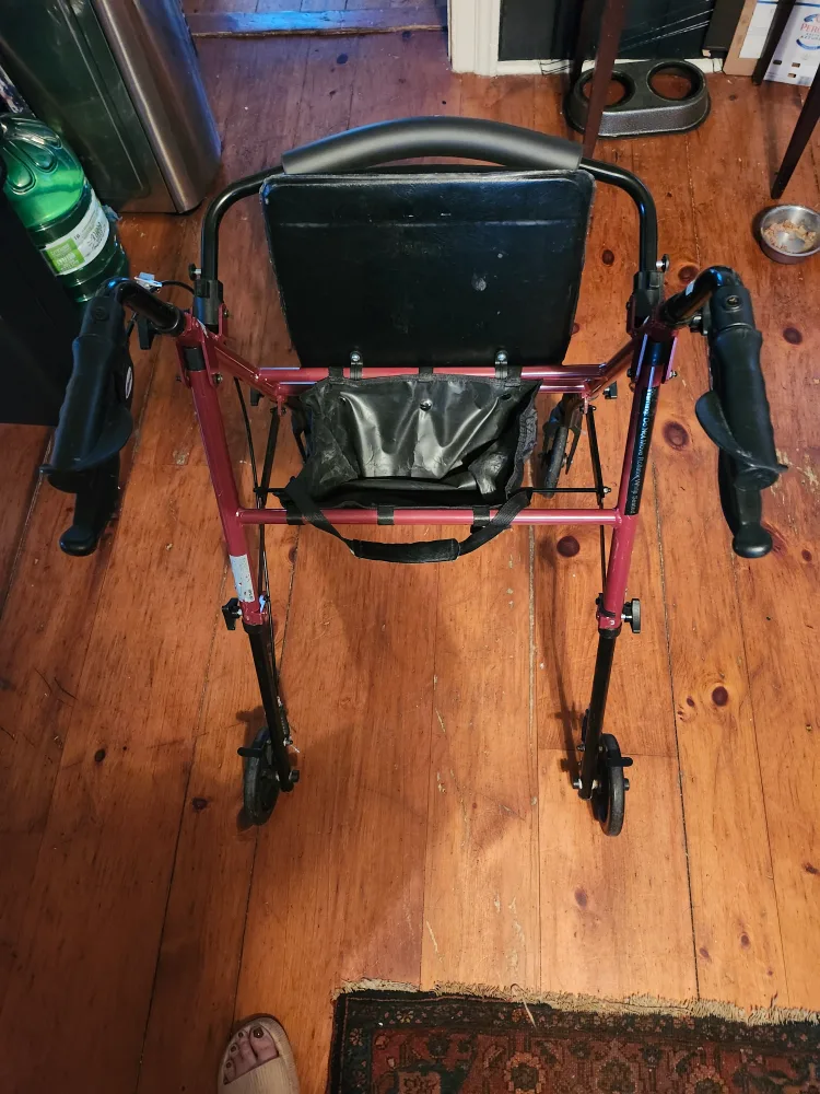 # Freestyle Drive Medical Folding Walker with Seat and Basket image indicator(3)