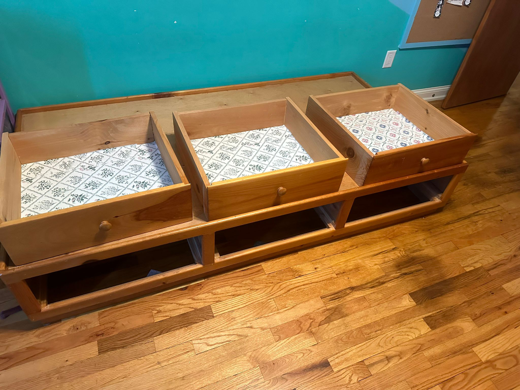 Twin Platform Bed Frame with 3 Drawers - photo 5