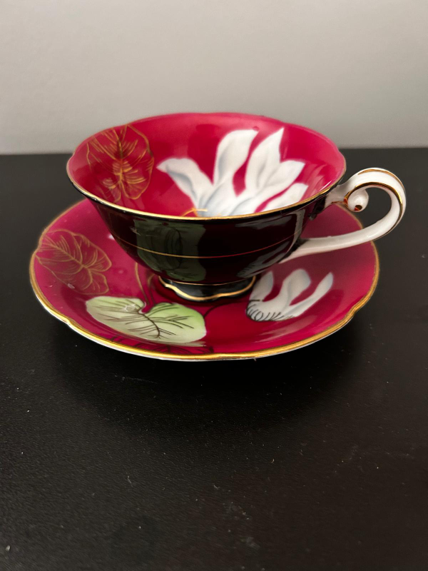 Vintage Teacup and Saucer Set from Princess China