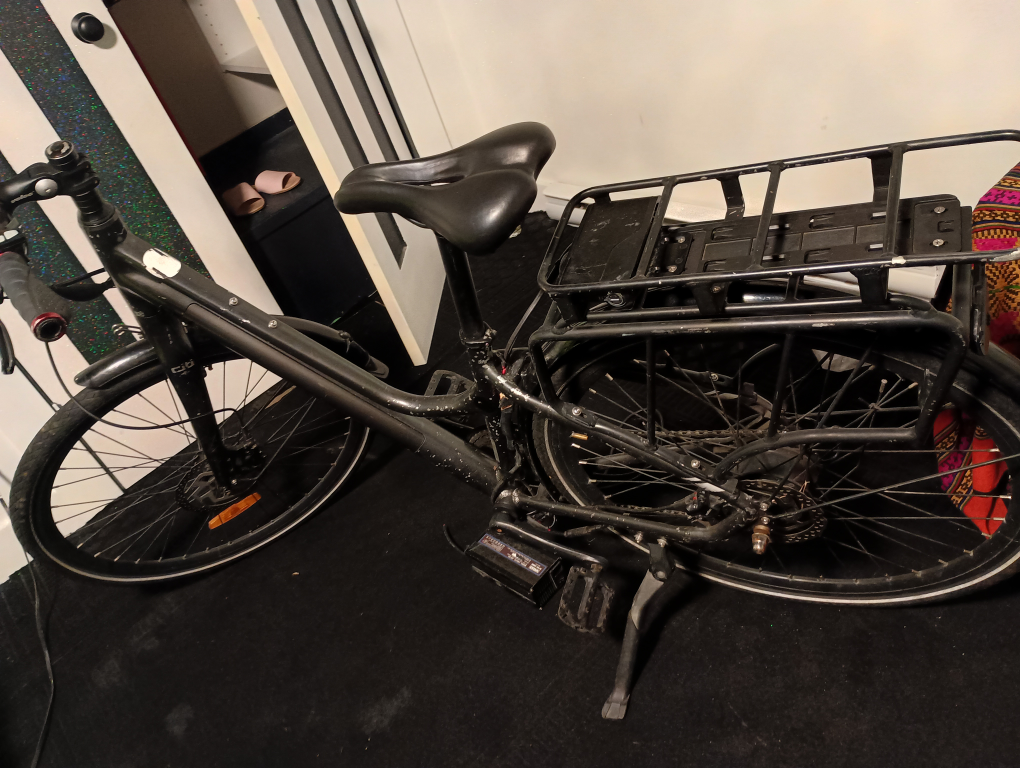 Black Electric Bike