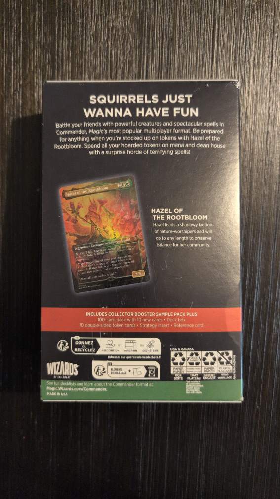 Magic: The Gathering Commander Deck - Squirreled Away - photo 2