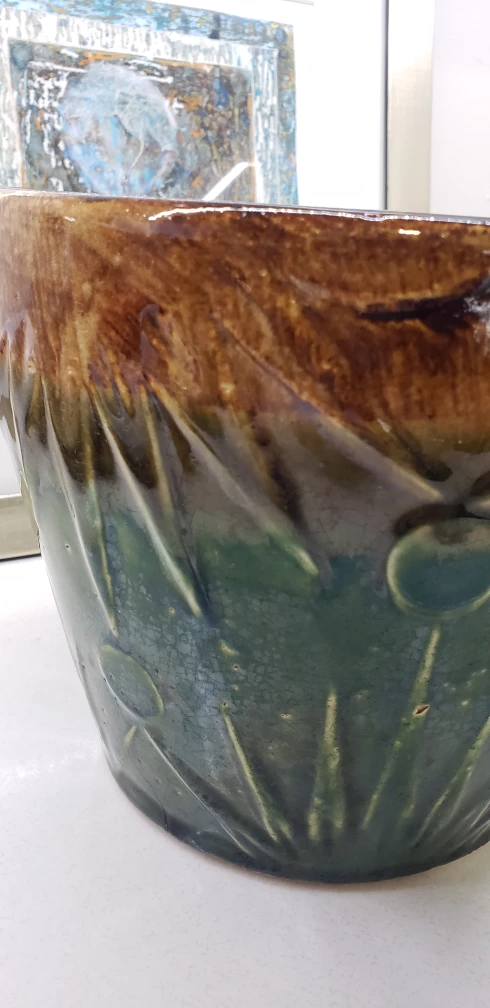 Robinson Ransbottom vintage potter sun and moon pot - photo 3