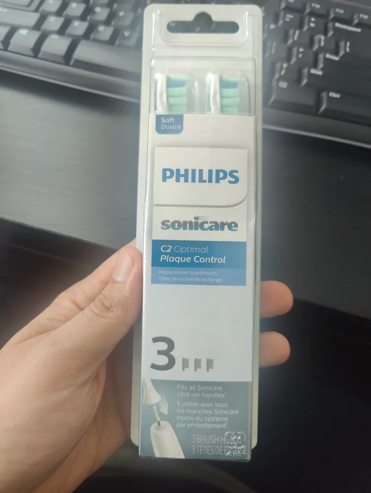 Philips Sonicare C2 Optimal Plaque Replacement brush Heads thumbnail