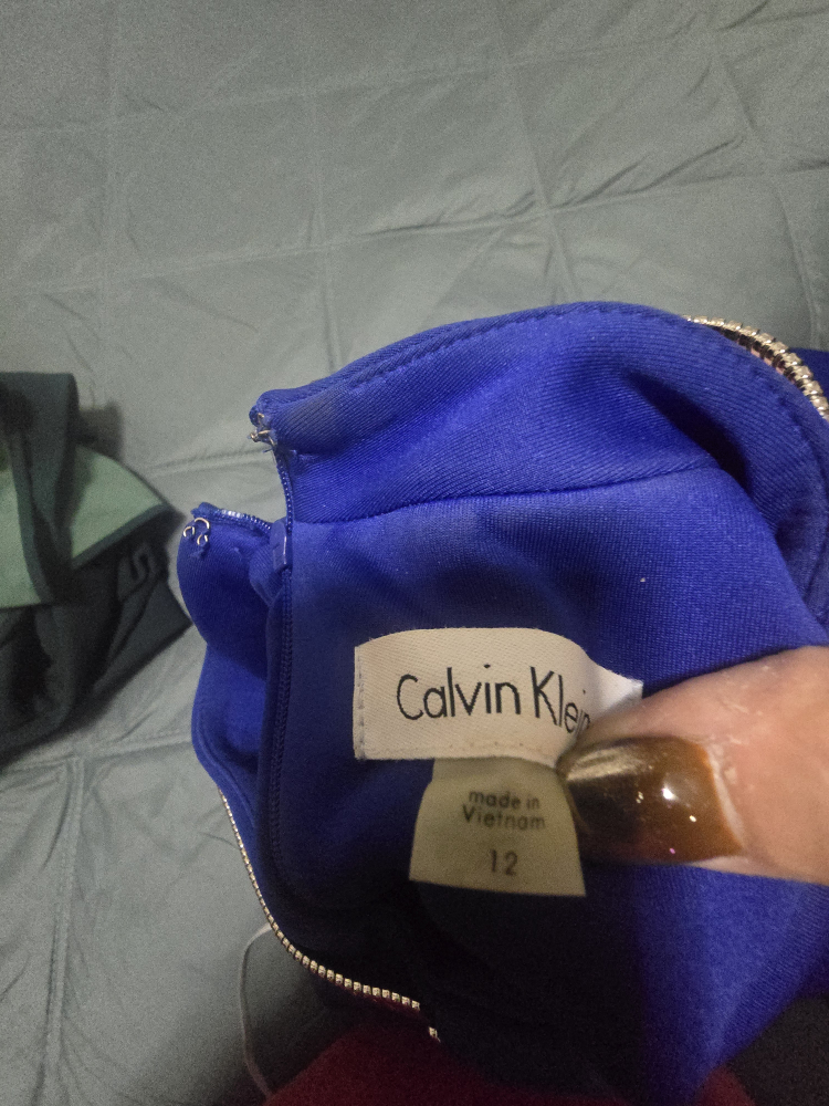 Calvin Klein Blue Dress Size 12 - photo 2