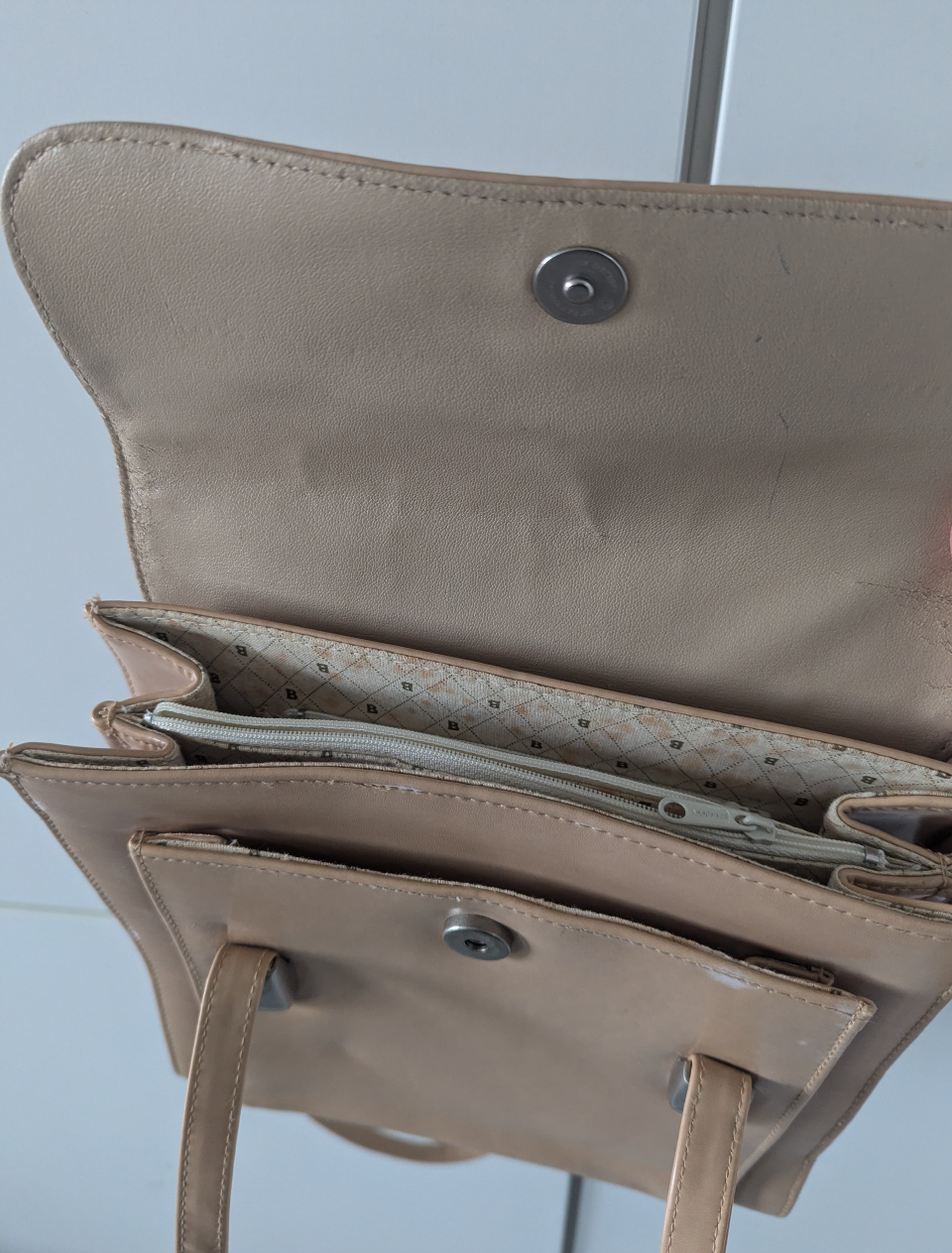 Vintage Beige/Dusty Pink Shoulder Bag - photo 3