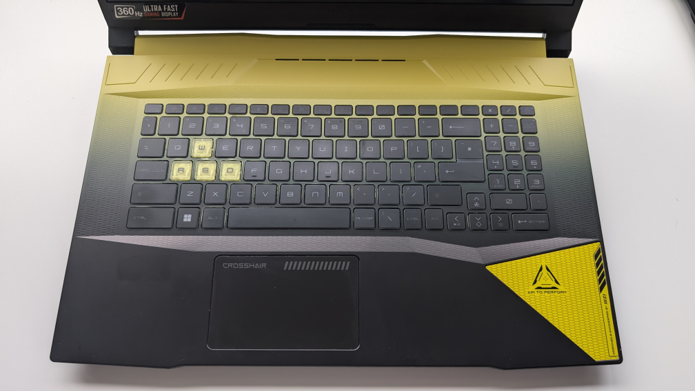 MSI Crosshair B12UGZ-400CA Gaming Laptop (Used, Not Functional) - photo 3
