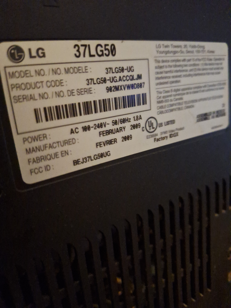 37"LG Plasma Full HD 1080p - photo 3