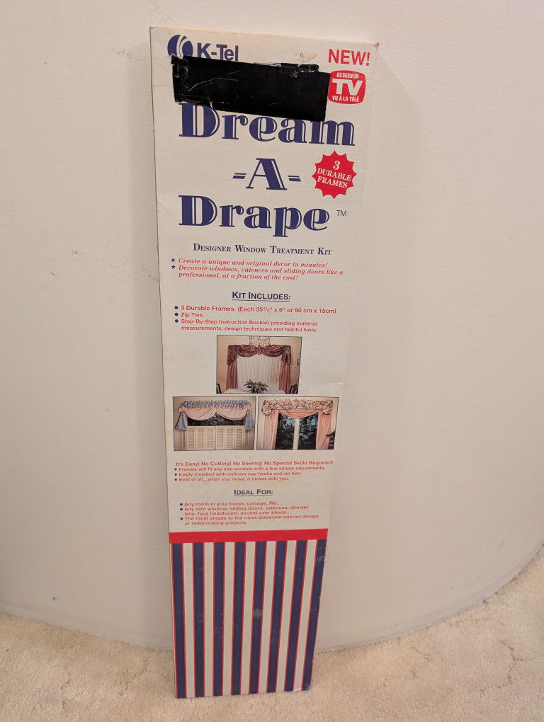 K-Tel Dream-A-Drape Window Treatment Kit