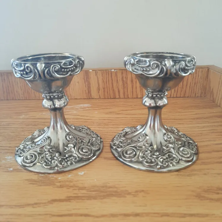 Godinger silver plated crystal candle holdet image indicator(3)