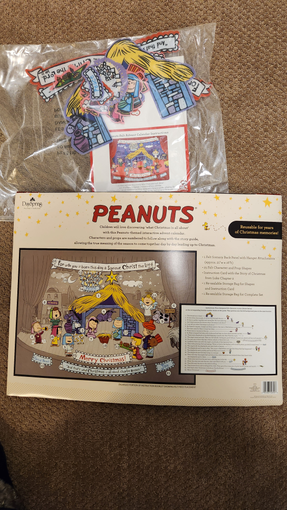 Peanuts Felt Advent Calendar