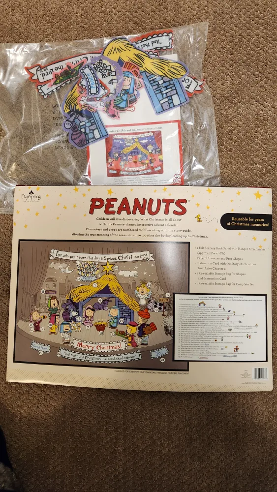 Peanuts Felt Advent Calendar thumbnail
