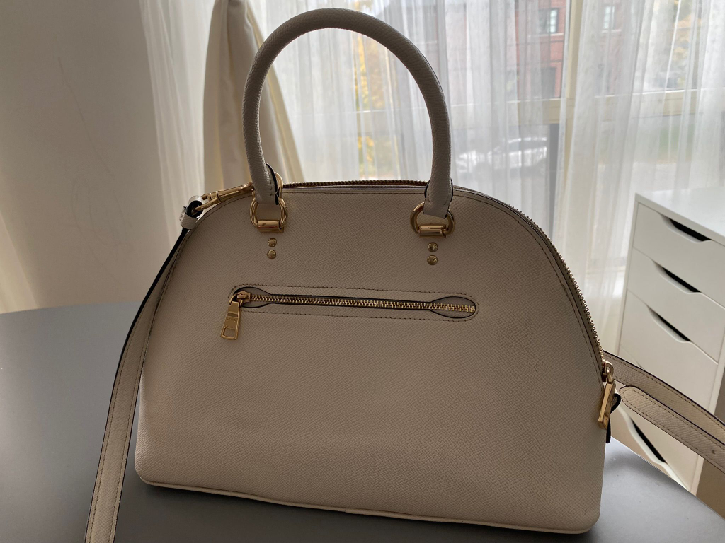 Coach White Leather Handbag - photo 2