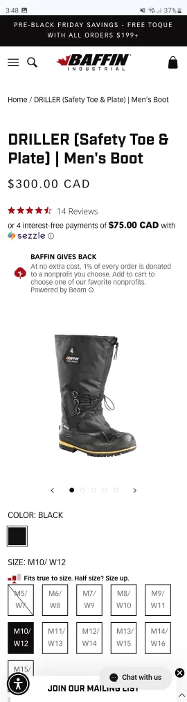 Baffin Winter Working Boots (steel toe) CSA Approved image indicator(10)