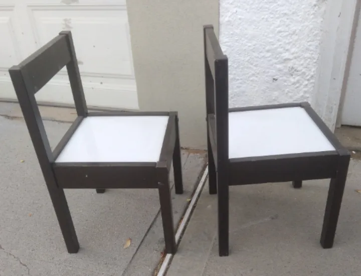 Set of Two Wooden Kids Chairs image indicator(4)