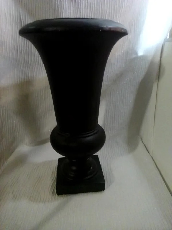 Black Urn Vase, plaster. thumbnail