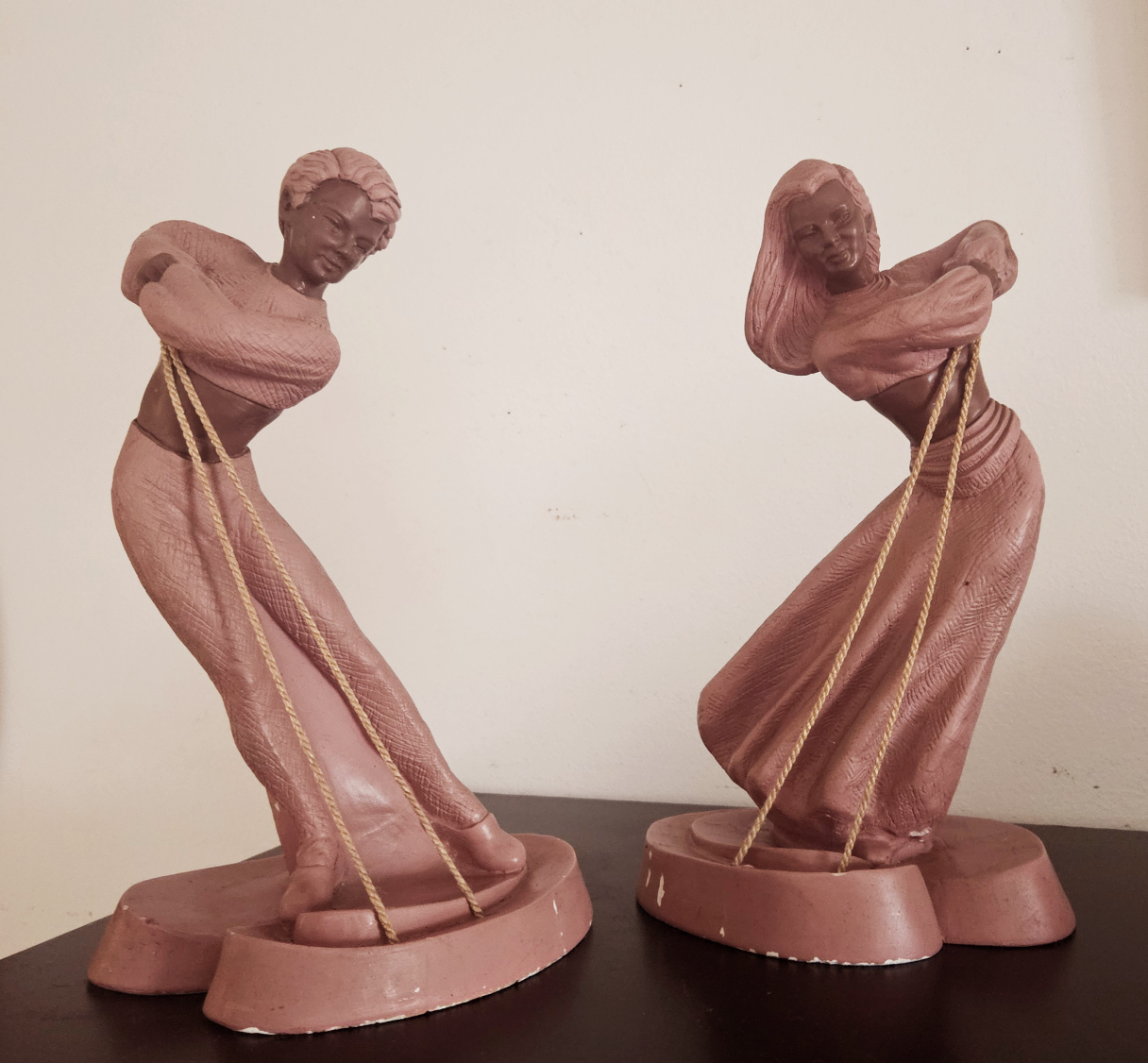 Vintage 1950's Chalkware Statues - photo 2