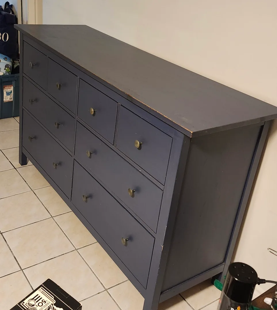 Lovingly used ikea HEMNES solid wood 8 drawer dresser image indicator(3)
