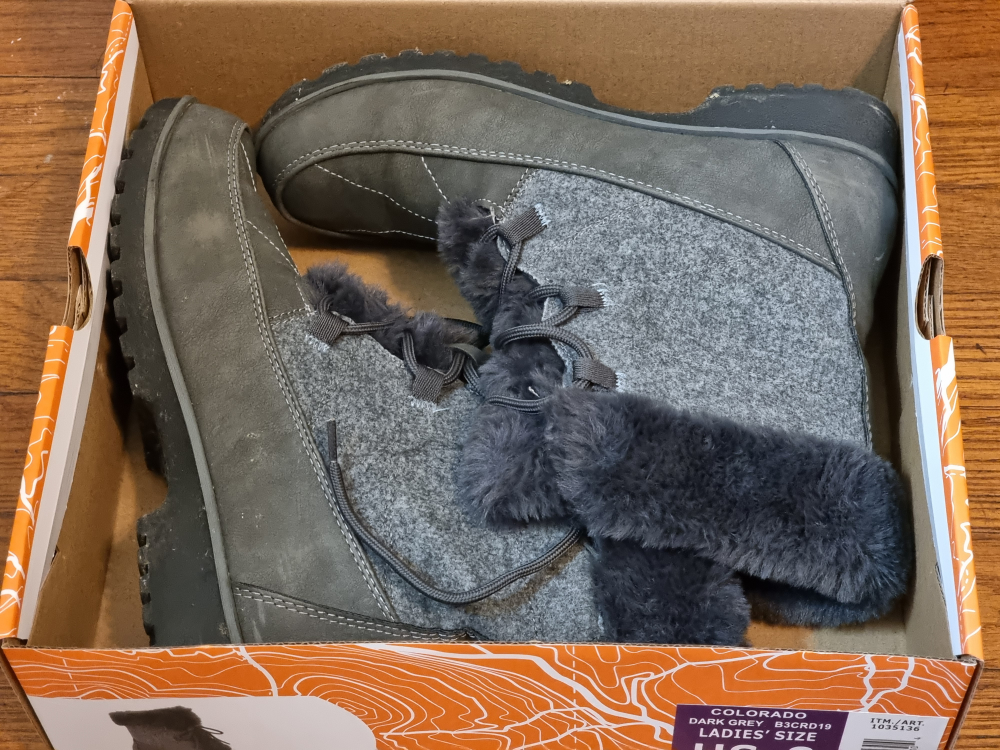 JBU Women's Colorado Dark Grey Winter Boots Size 8 - photo 3