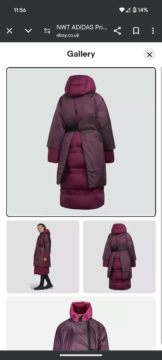 Rare Adidas Prime COLD.RDY Down Parka Power Berry - photo 4