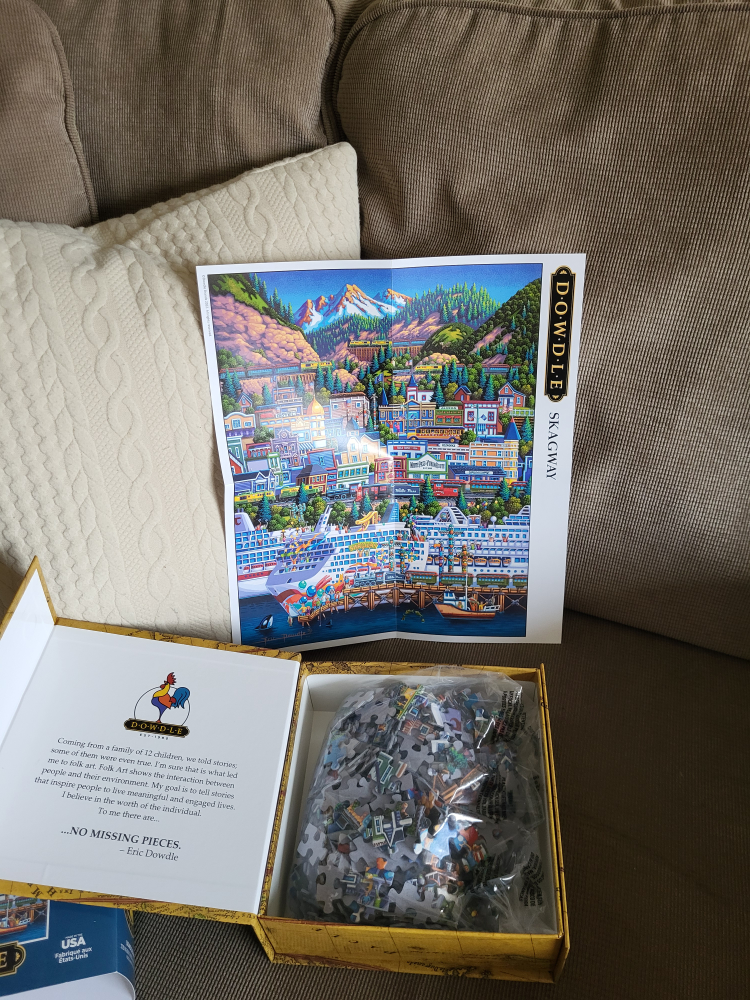 Two Dowdle Puzzles - Skagway and Amish Quilts - photo 3